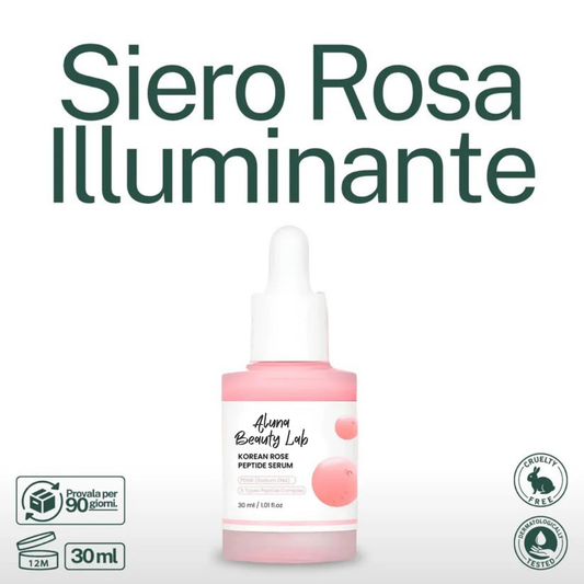 Siero Rosa Illuminante (con Peptidi e PDRN)